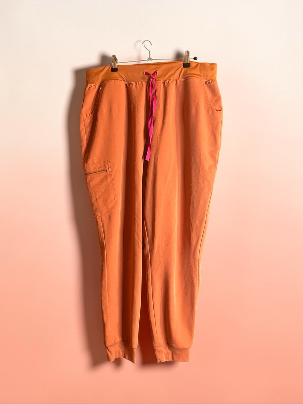 Figs Orange Jogger Scrub Pants XXL Technical Collection